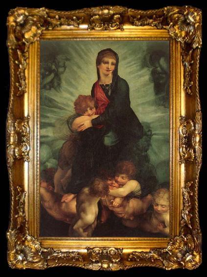 framed  Rosso Fiorentino Madonna and Child, ta009-2